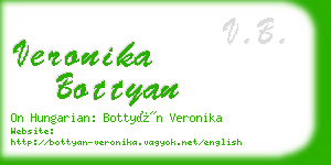 veronika bottyan business card